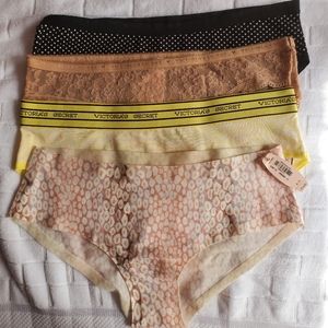NWT VS Panties Bundle (4) Size S